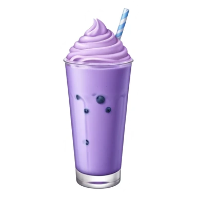 Blueburry milkshake sticker