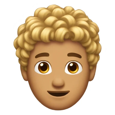 a guy who has a bush as hair sticker