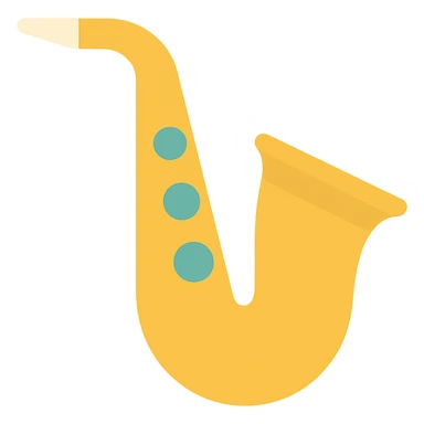 saxophone sticker