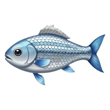 Minnow fish sticker