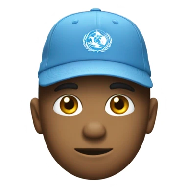 un squelette avec une casquette sticker