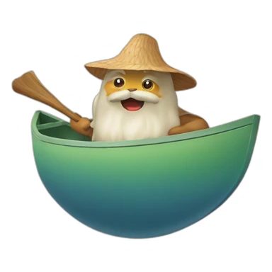 Obergine dans pêche sticker