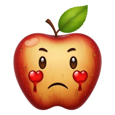 Spoiled apple sticker