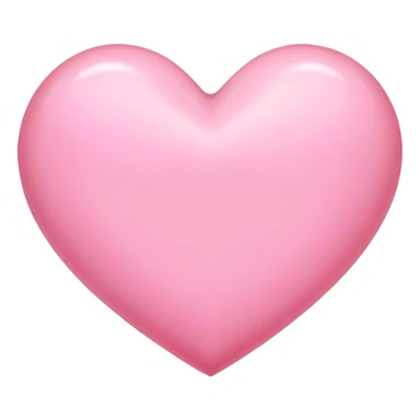 Baby pink heart sharp edges sticker