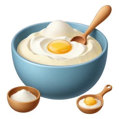 baking ingredients before preparation sticker