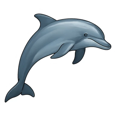 Dolphin sticker