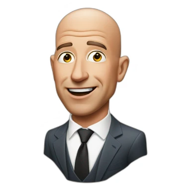 greedy jeff bezos sticker