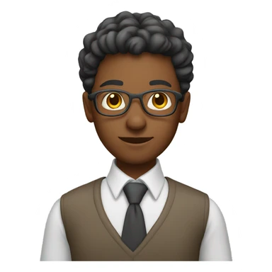 school teacher with boar  sticker