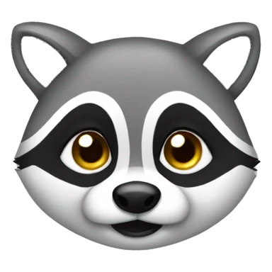 cute raccoon  sticker