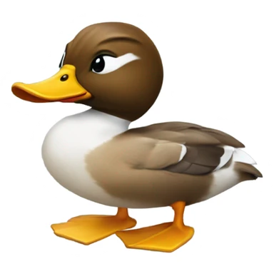 George Floyd as a duck sticker