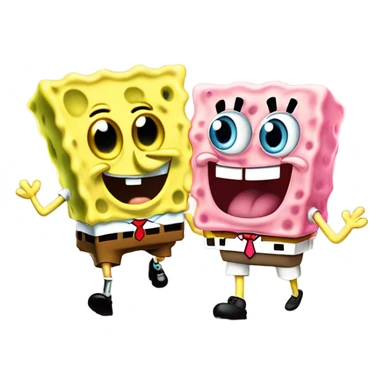 SpongeBob and Patrick sticker