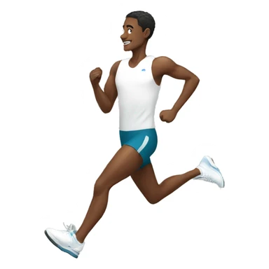 White runner sticker