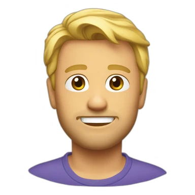 wes andersson type emoji sticker