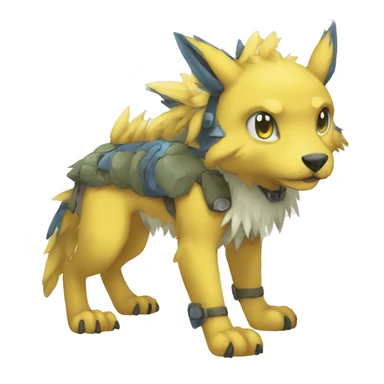 cute cool Digimon-Fakemon-animal full body sticker