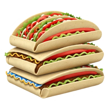 Emoji tacos bleu blanc rouge blue white red tacos emoji sticker