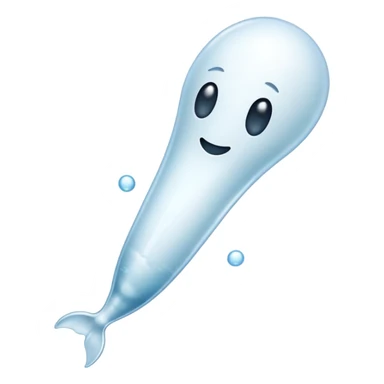 realistic sperm sticker