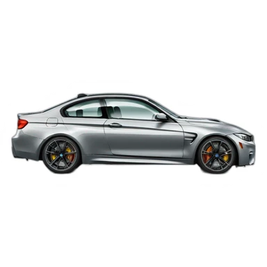 Grey bmw m3  sticker