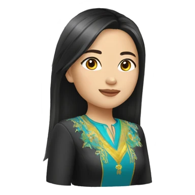 vip kazakh girl sticker