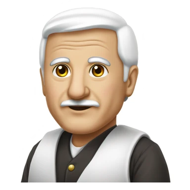 Göz seğiren aynı anda gülen bir yüz  sticker