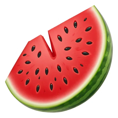Watermelon slice sticker