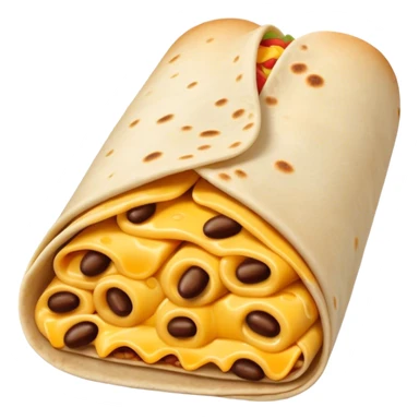 Bean and cheese burrito  sticker