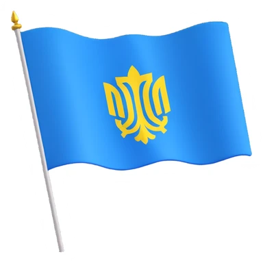 Ukraine flag sticker