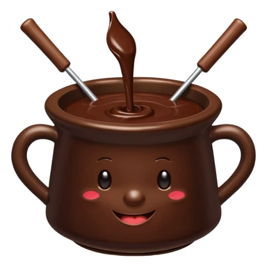 Chocolate fondue sticker