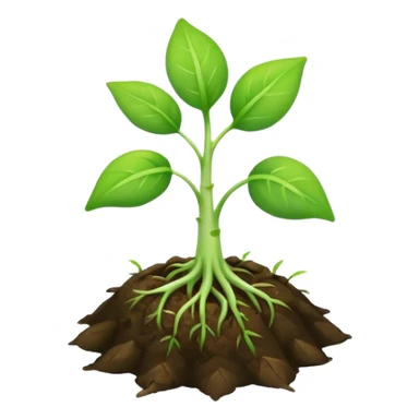 small sprout sticker