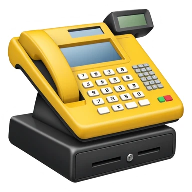 yellow pos terminal sticker