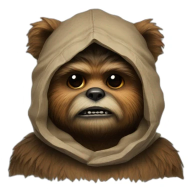 Dead ewok sticker
