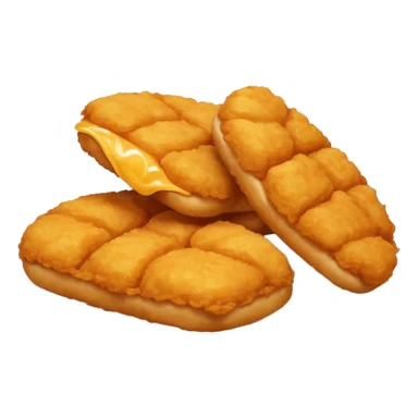 Chicken nugget sticker