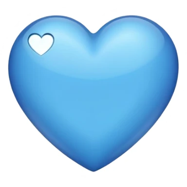 Corazón azul sticker