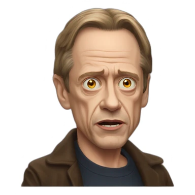 Steve buscemi qui fait les cornes du diable sticker