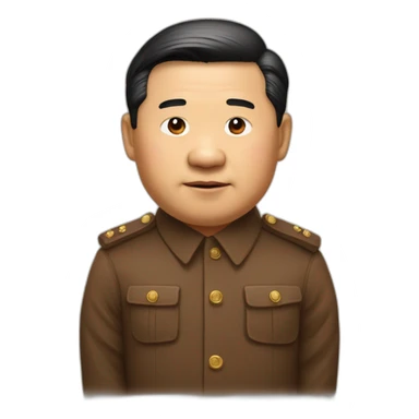 Xi jinping as brown bear sticker