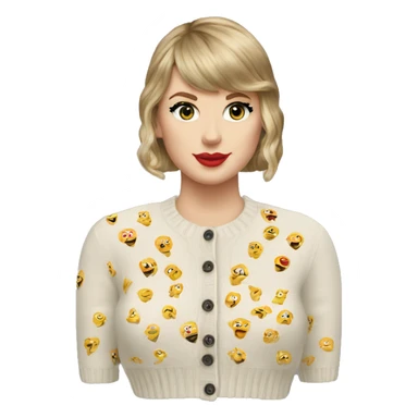 Taylor swift folklore cardigan sticker