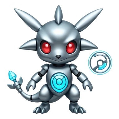 tiny cyber pokemon full body sticker