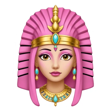 pink skin woman Pharaoh sticker