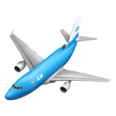 KLM Airplane. The most beautiful one sticker