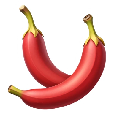 make a peeled red banana  sticker