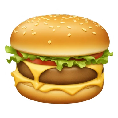 Hamburgesa de doble queso  sticker