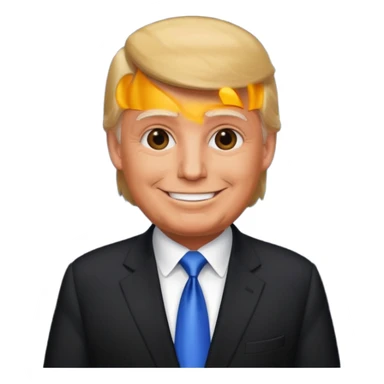 Trump looking sexy sticker