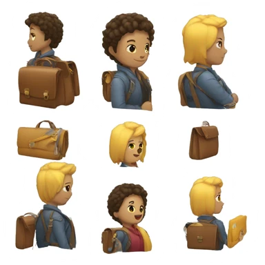 persona con cartera sin dinero sticker