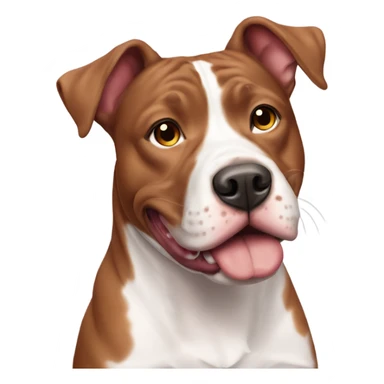 Red Merle pitbull sticker