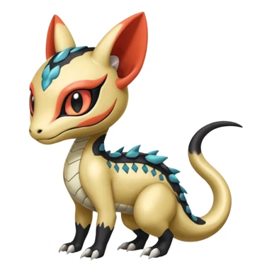 Meloetta-Salandit-Gatomon-Pteromon-hybrid sticker