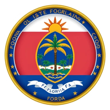 Florida flag sticker