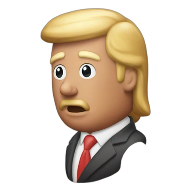 trump-riding-sausage sticker