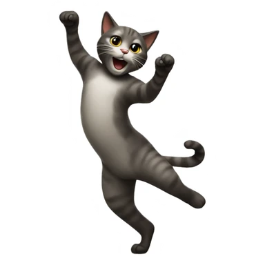 Cat dancing sticker
