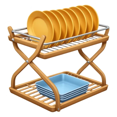 dishes drying rack sticker