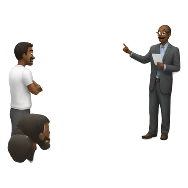 man teaching  a class with white board sticker