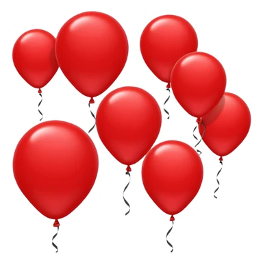 red balloons sticker